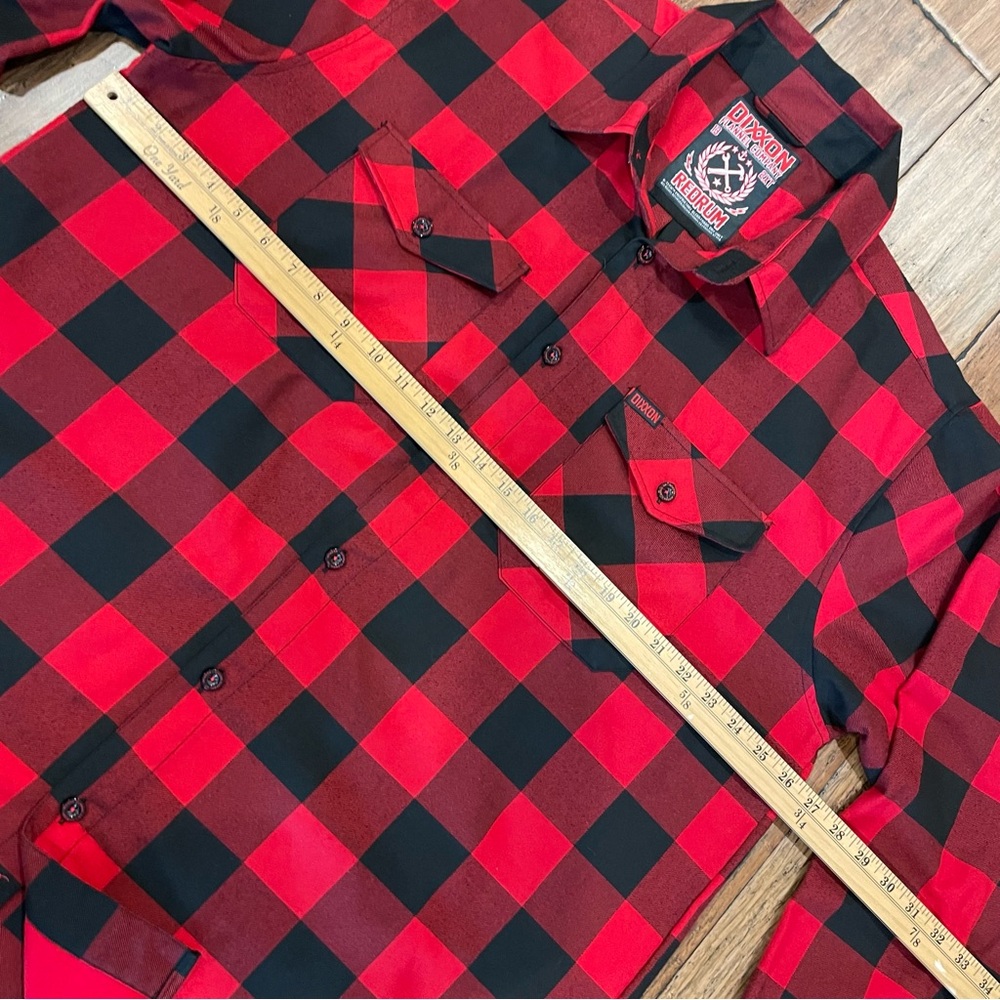 DIXXON Flannel Co, REDRUM Long Sleeve Button Up Shirt - Picture 8 of 10
